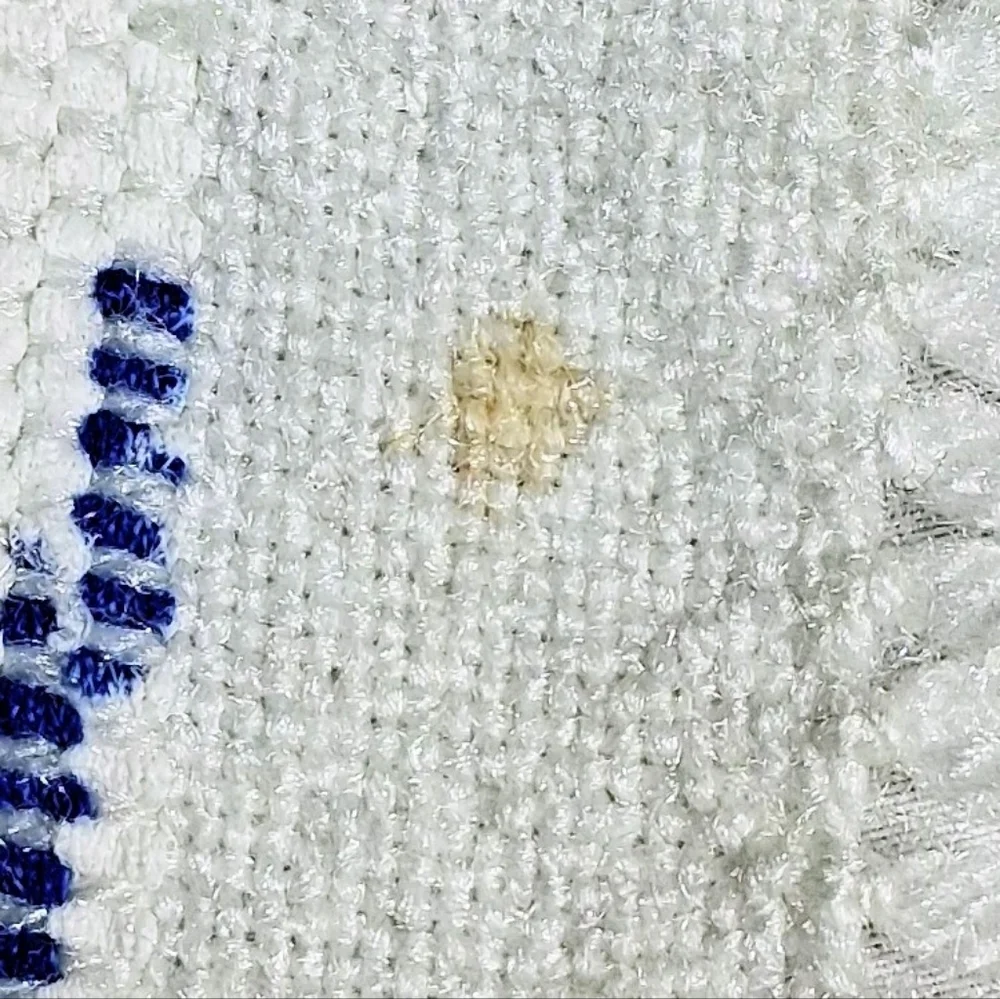 Set Of 4 Cottagecore Cotton Handwoven 12" X 18" Vintage Frilly Placemats - Picture 6 of 12